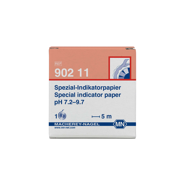 Індикаторний папір для вимірювання pH в рулоні 7,2-9,7