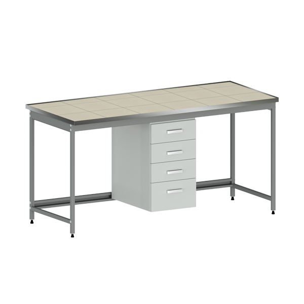 Стіл лабораторний пристінний СЛП-06.0401.053