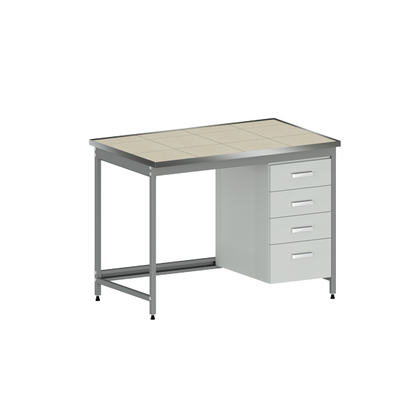 Стіл лабораторний пристінний СЛП-06.041.053