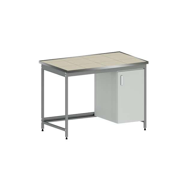 Стіл лабораторний пристінний СЛП-06.051.053