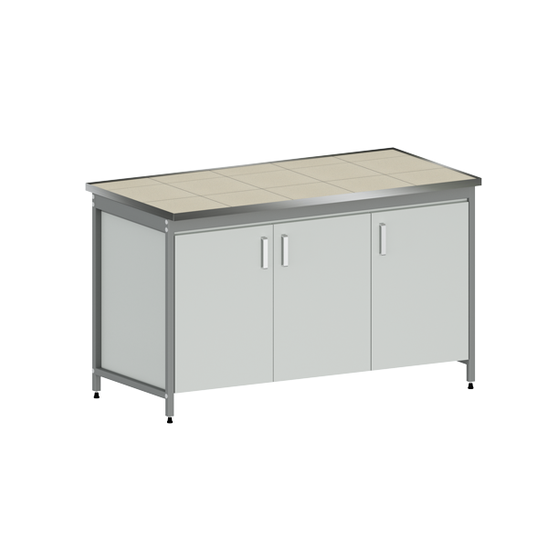 Стіл лабораторний пристінний СЛП-06.1051.053