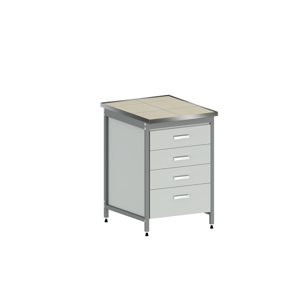 Стіл лабораторний пристінний СЛП-06.41.053