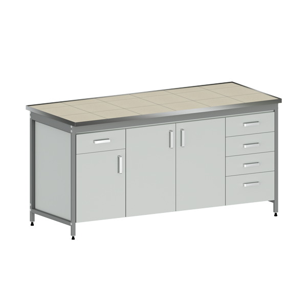 Стіл лабораторний пристінний СЛП-06.61041.053