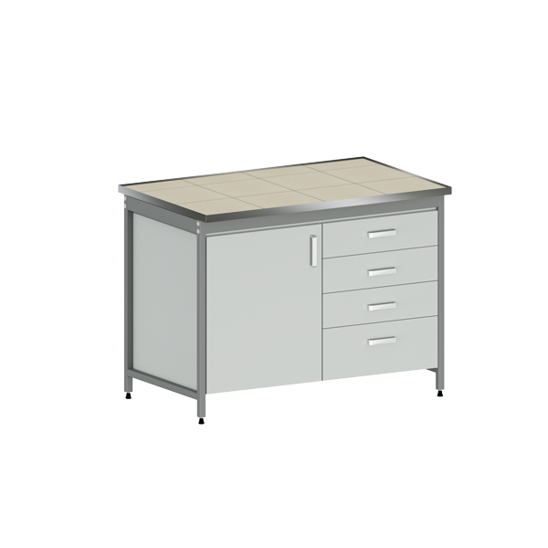 Стіл лабораторний пристінний СЛП-06.541.053